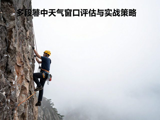 Cam技术解析,多段攀登中的天气窗口评估与实战策略