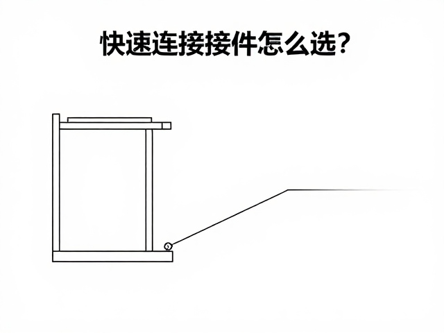 快速连接件怎么选?优化开门拉力,拒绝Z形绳路