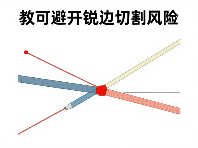安全警示,拼接绳套不可用普通织带替代,教你避开锐边切割风险
