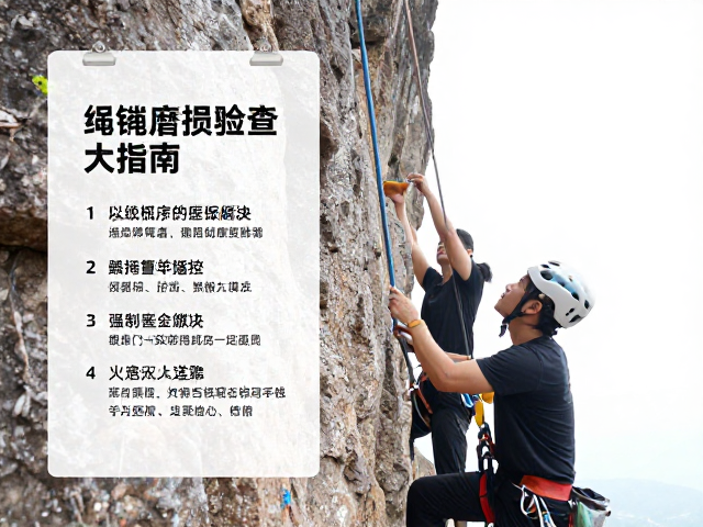 露天岩场团队拓展,攀爬前必做绳索磨损检查指南