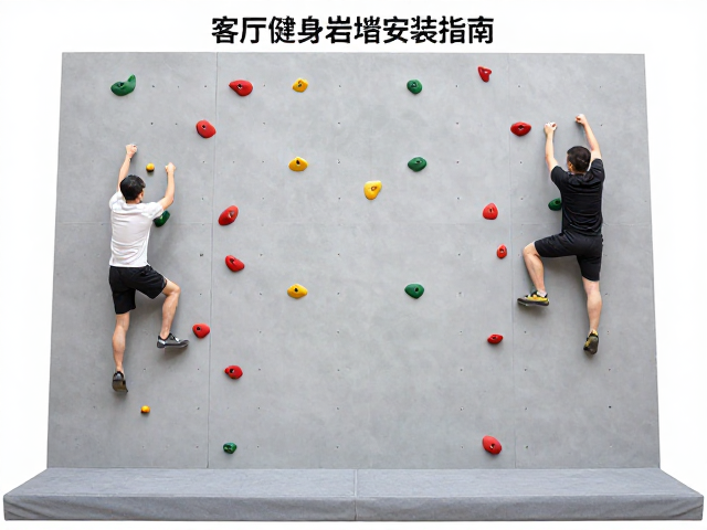 家庭客厅庭院小型健身岩墙安装指南，户外攀岩墙打造与保养