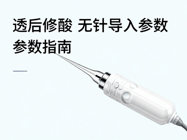 透明质酸的选择与导入参数设置