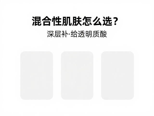 混合性肌肤怎么选？深层补给透明质酸，提升肌肤含水量攻略