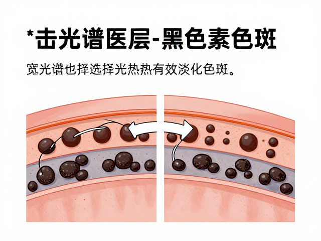 击碎浅层黑色素！宽光谱选择性光热作用如何高效淡化色斑