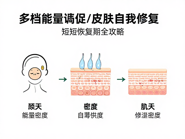 多档能量调节促皮肤自我修复，缩短恢复期全攻略