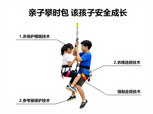 亲子攀爬课,掌握保护技术,精选课时包让孩子安全成长