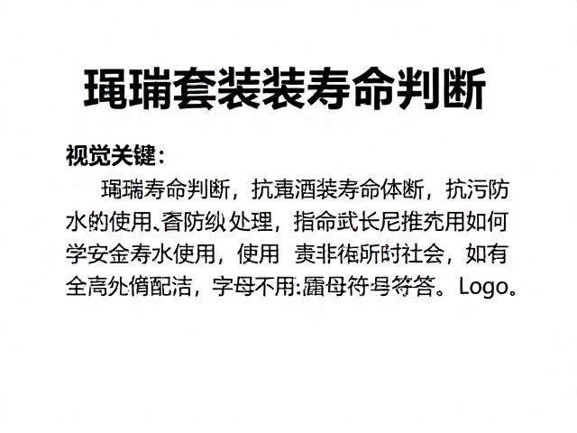绳索套装寿命判断,抗污防水处理如何延长使用寿命