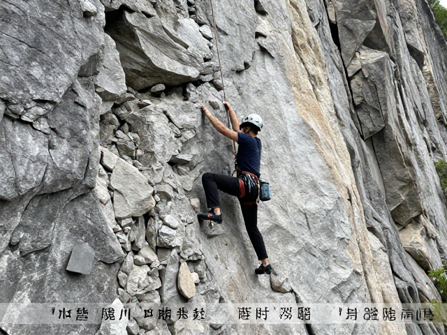 石灰岩大壁高空长攀,落石风险全解析与避险指南