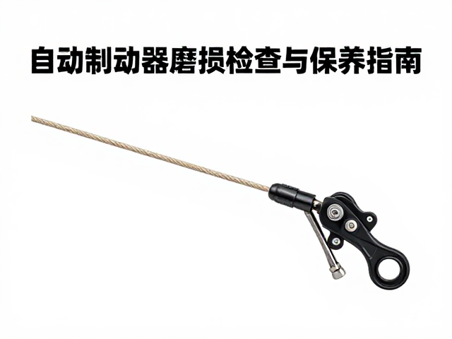 收绳顺畅不卡顿?自动制动器磨损检查与保养指南