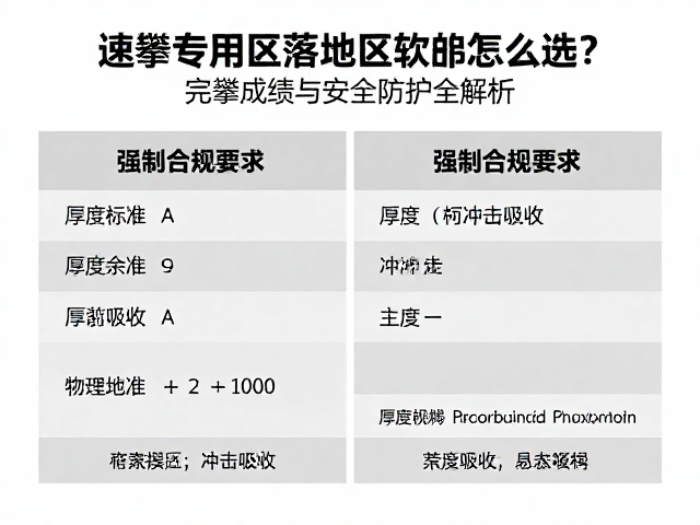 速攀专用区落地区软垫怎么选?完攀成绩与安全防护全解析