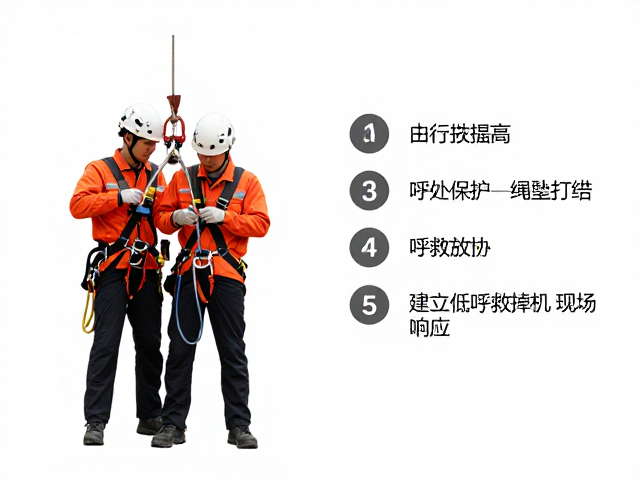 高空作业防坠保护,绳尾打结检查与现场呼救流程全解析