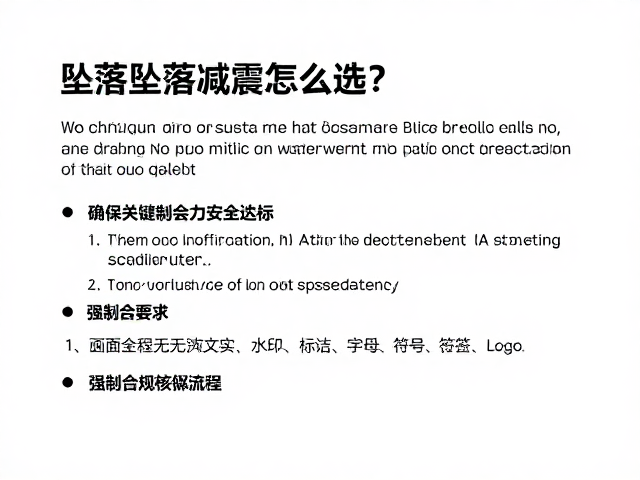 坠落减震怎么选？优先可追溯产品，确保关键制动力安全达标