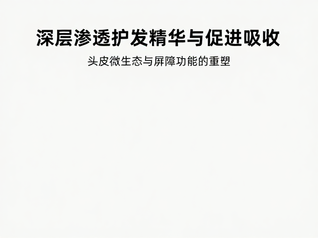 头皮护理消费增长，深层渗透护发精华如何促进吸收？