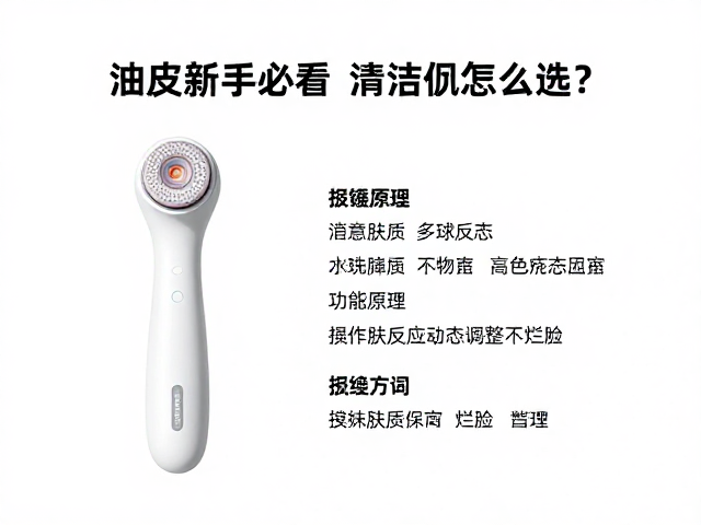 油皮新手必看，清洁仪怎么选？根据皮肤反应动态调整不烂脸