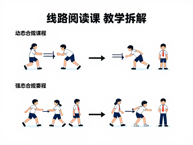 场馆实操,线路阅读课,动态动作拆解与教学指南