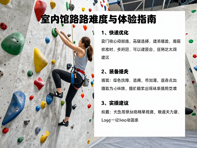 室内初学攀岩，如何快速识别攀岩馆线路难度与体验指南