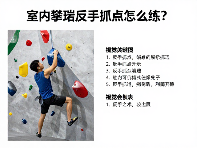 室内攀岩反手抓点怎么练？3大难点突破教学，新手必看