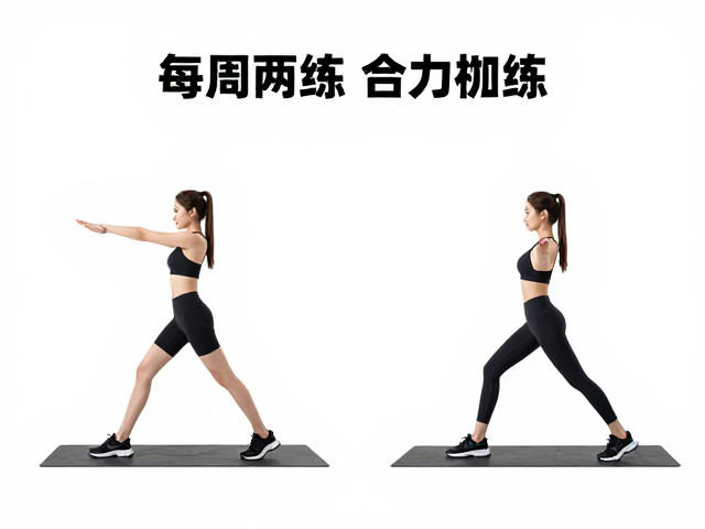 女生健身发力技巧,每周两练安排,搭配柔韧专项课更高效