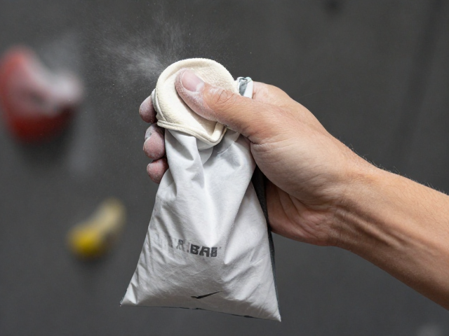 攀岩粉袋怎么用?干湿适配Chalk Bag与粉球轻拍取粉技巧
