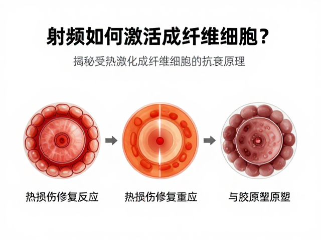 热损伤修复反应与胶原重塑的时间轴