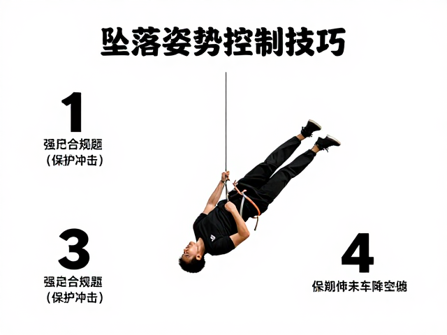 多段路线进阶,坠落姿势控制技巧,安全攻坚指南