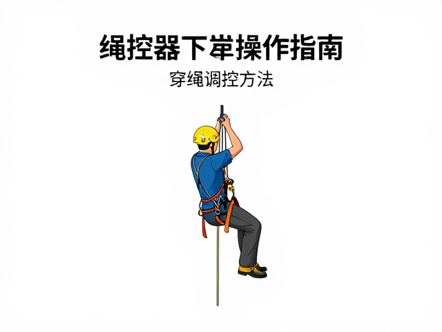 绳速调控器下降操作指南,正确穿绳方向详解