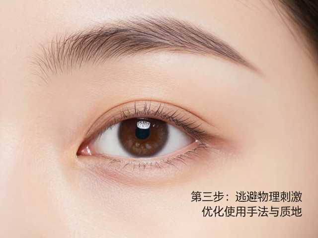 第三步:规避物理刺激,优化使用手法与质地