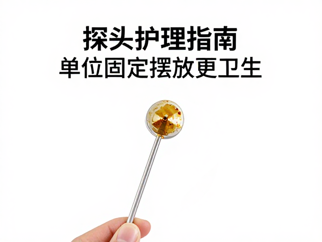 探头护理指南，用完擦拭防敏，单独固定摆放更卫生