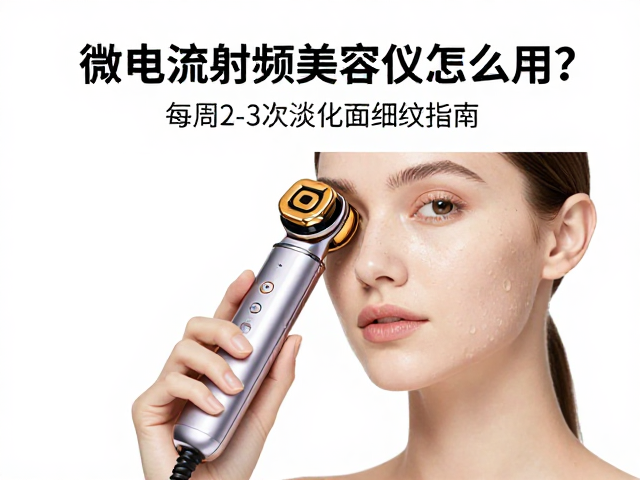 微电流射频美容仪怎么用？每周2-3次淡化面部细纹指南