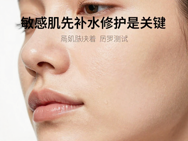 淡化面部细纹，敏感肌先做局部测试，护理后补水修护是关键