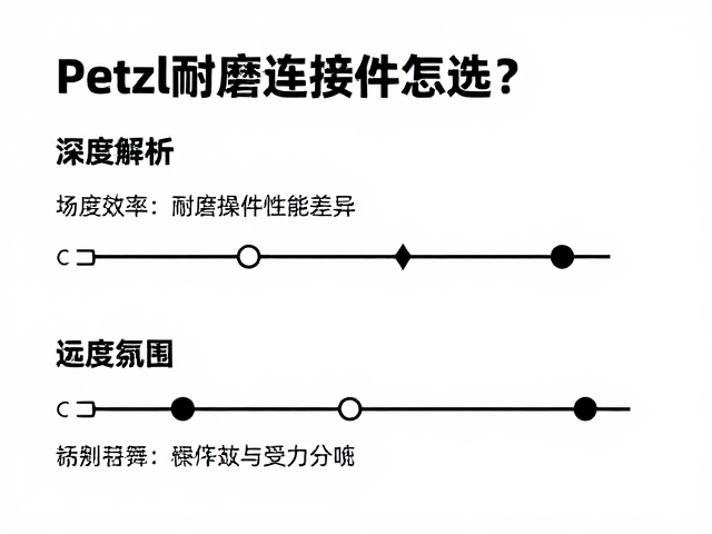 Petzl耐磨连接件怎么选?深度解析不同长度组合的性能差异与选购指南