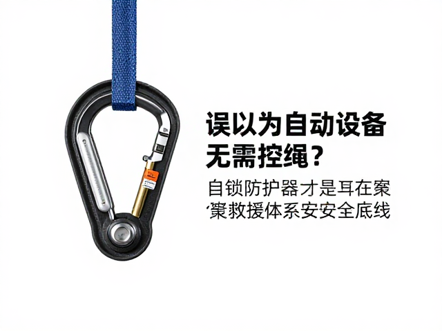 误以为自动设备无需控绳?自锁防护器才是绳索救援体系的安全底线