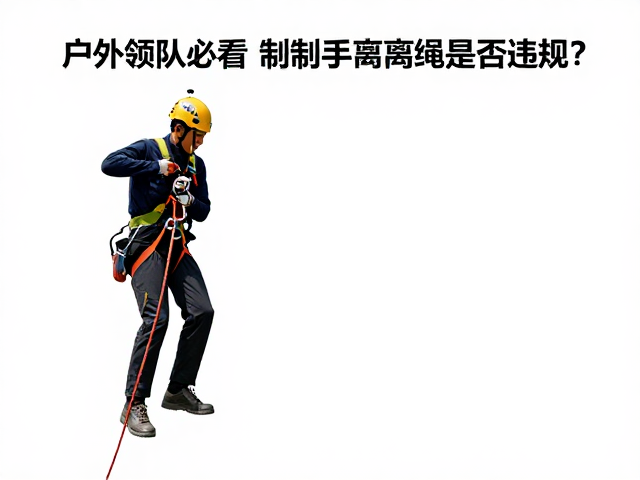 户外领队必看，制动手离绳是否违规？跌落防护安全全解析