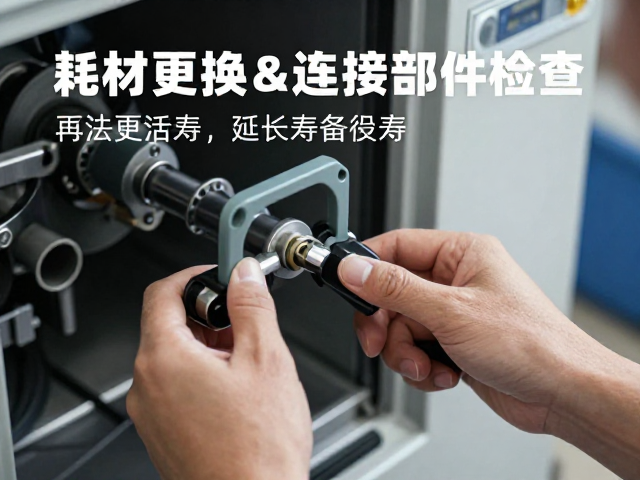耗材更换与连接部件检查,保持转轴灵活,延长设备寿命