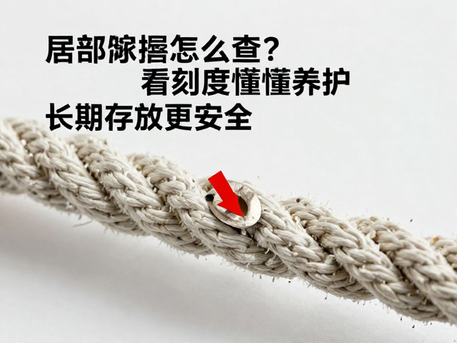 绳索局部磨损怎么查?看刻度懂养护,长期存放更安全