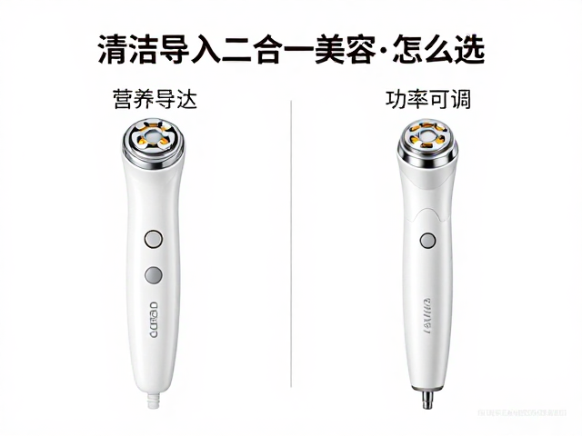 清洁导入二合一美容仪怎么选？营养导入，功率可调，实测推荐