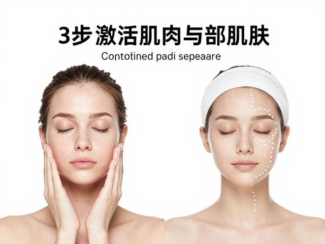 第二步:激活面部肌肉与淋巴引流