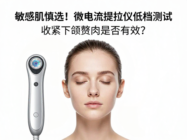 敏感肌慎选！微电流提拉仪低档测试，收紧下颌赘肉是否有效？