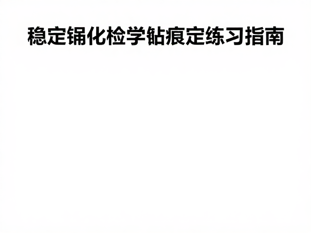 稳定绳缆检查化学腐蚀痕迹与锚点设置练习指南