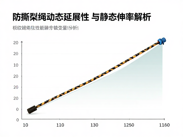 防撕裂绳索动态延展性与静态延伸率解析,高流量选购指南