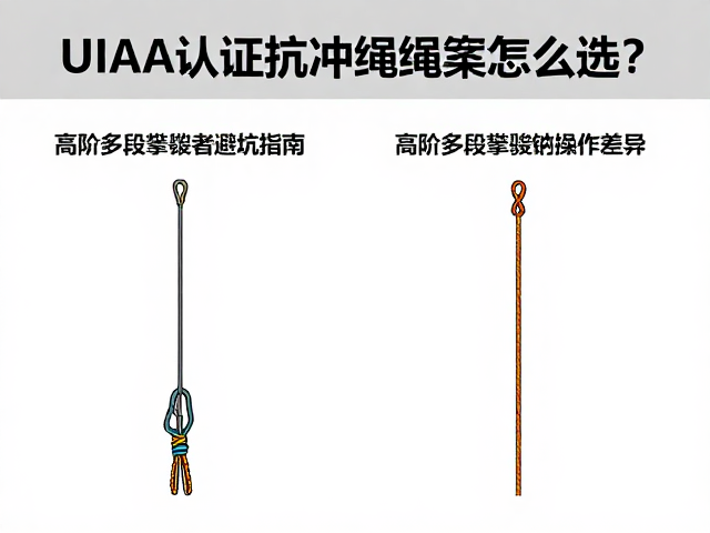 UIAA认证抗冲绳索怎么选?高阶多段攀登者避坑指南