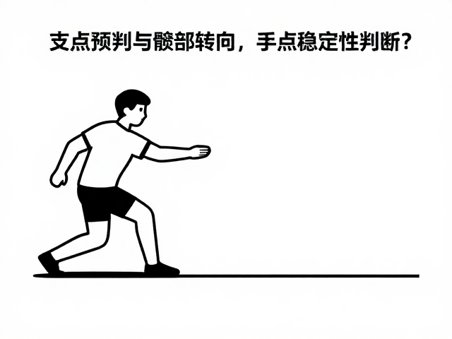 支点预判与髋部转向,如何提升手点稳定性判断?