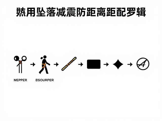 坠落减震防打结，如何根据坠落距离选安全绳