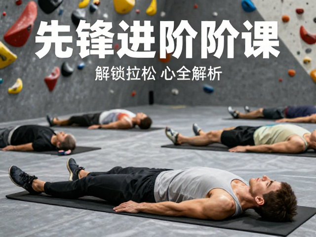 先锋攀岩进阶课,肌肉拉伸放松全解析,解锁高阶体能