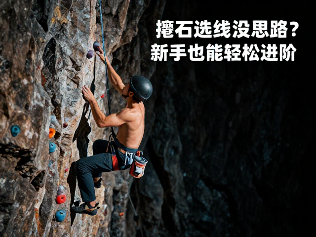 抱石选线没思路?3招破解攀爬难题,新手也能轻松进阶