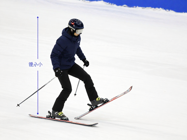 室内滑雪换脚技巧与重心路线分析，零基础实操指南