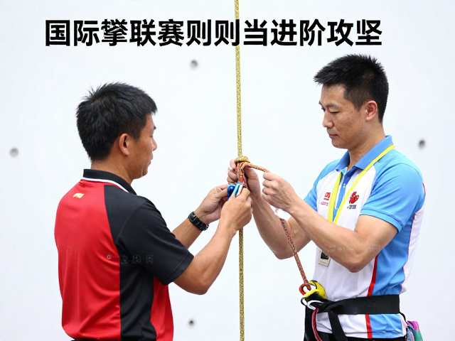 国际攀联竞赛规则下的进阶攻坚,关键绳结检查与实战技巧