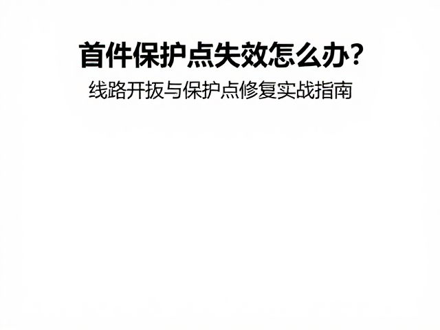首件保护点失效怎么办?线路开拓与保护点修复实战指南