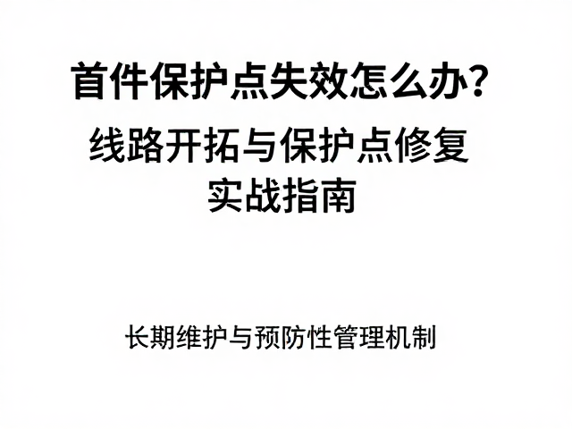 首件保护点失效怎么办?线路开拓与保护点修复实战指南