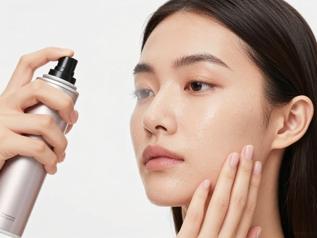 热喷后的即时保湿与底妆衔接